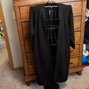 NWT Torrid Chunky Sweater Duster - Black size 2 (18/20)